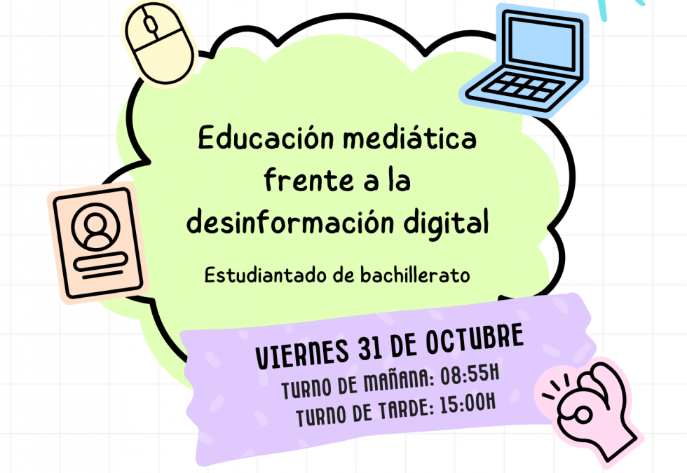 La Càtedra d’Anàlisi i Prospectiva de l’Audiovisual organiza un curso de alfabetización mediática para alumnado de Bachillerato en San Miguel de Salinas
