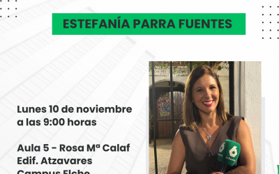 Conferencia sobre el reporterismo televisivo