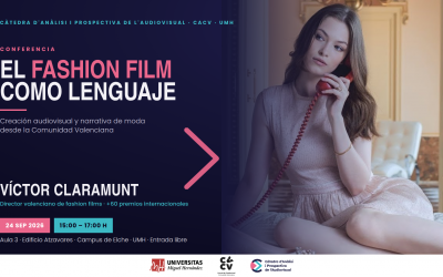 El director valenciano Víctor Claramunt analiza en la UMH el fashion film como lenguaje audiovisual
